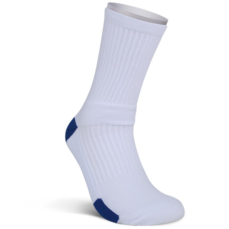 JHM boys Athletic Sport Team Basketball Soccer Crew Socks, 6 Pairs Color#1, 8-11 Years - Image 3